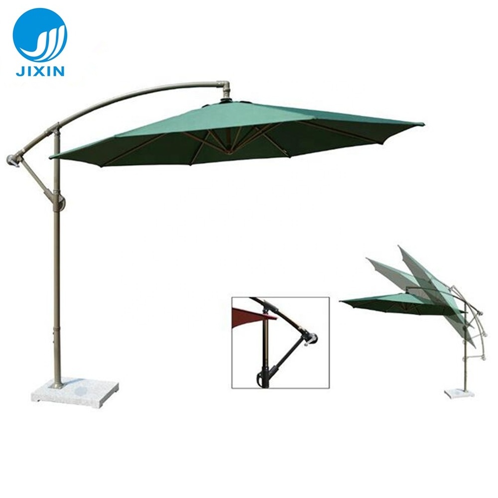 2023 new arrival Outdoor patio garden aluminum metal cantilever patio umbrella