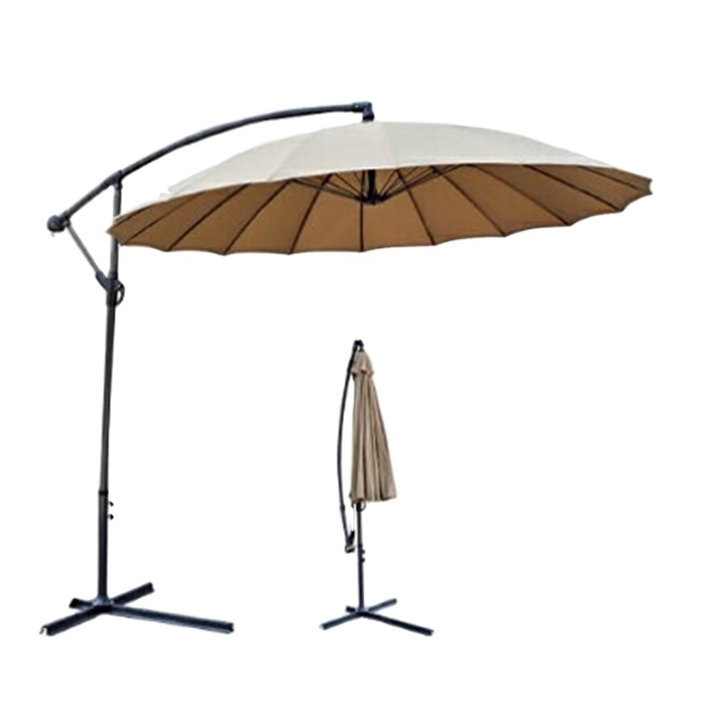 Outdoor Portable Garden patio beach 3m 18Ribs banana Round Waterproof sunshade summer solar umbrella