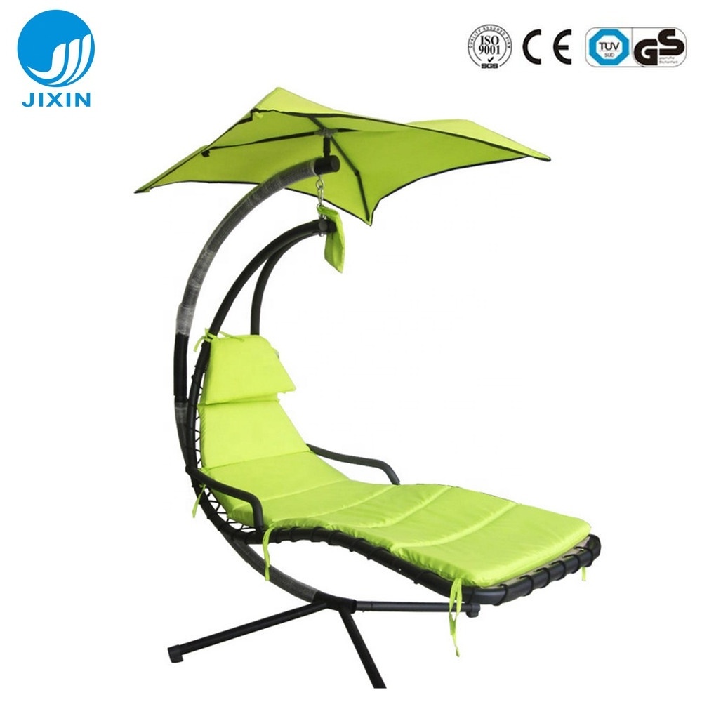 Hotsale Outdoor Patio Garden Rattan Hanging Swing Chair with Canopy Furniture