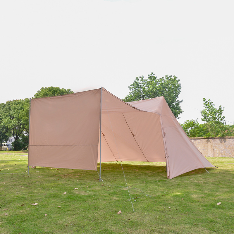 Outdoor cloud cover A tower awning shelter Twin Peaks camping tent awning camping