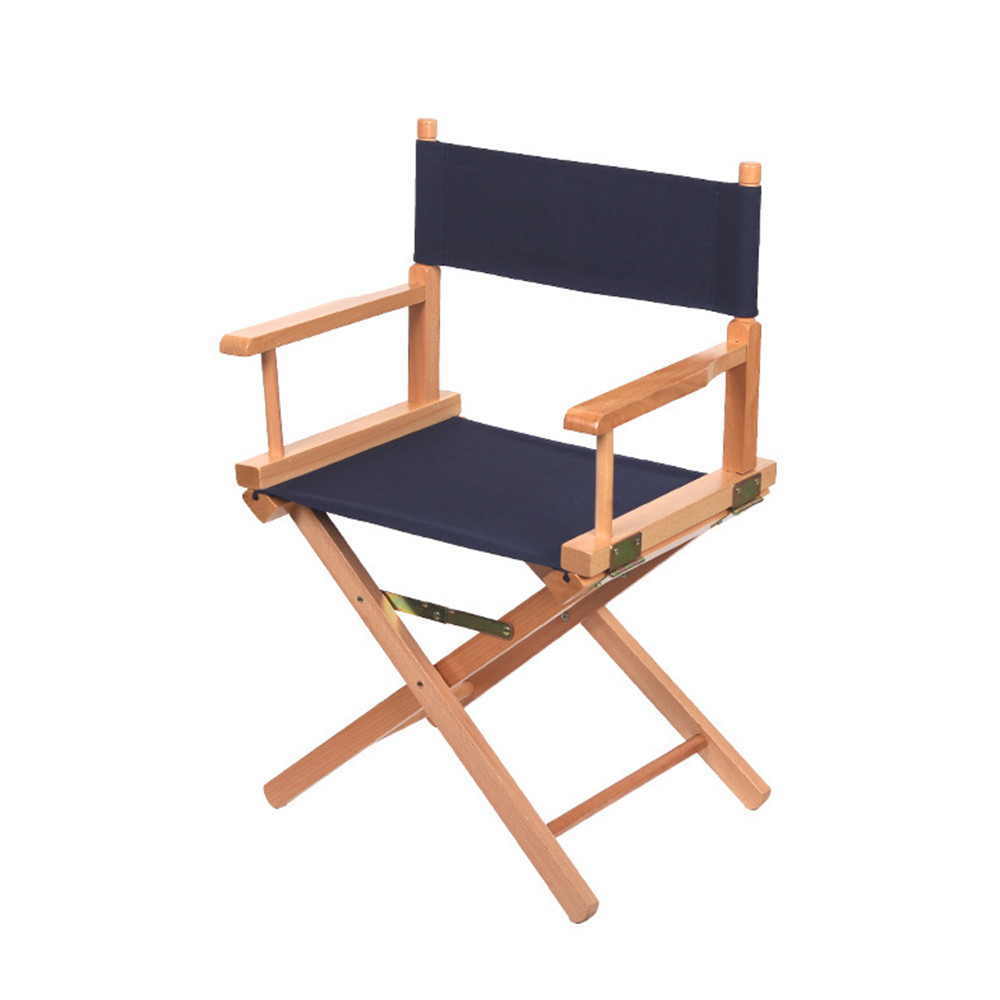 Garden furniture makeup chair factory customized wooden folding director chair with armrest Portable Seat