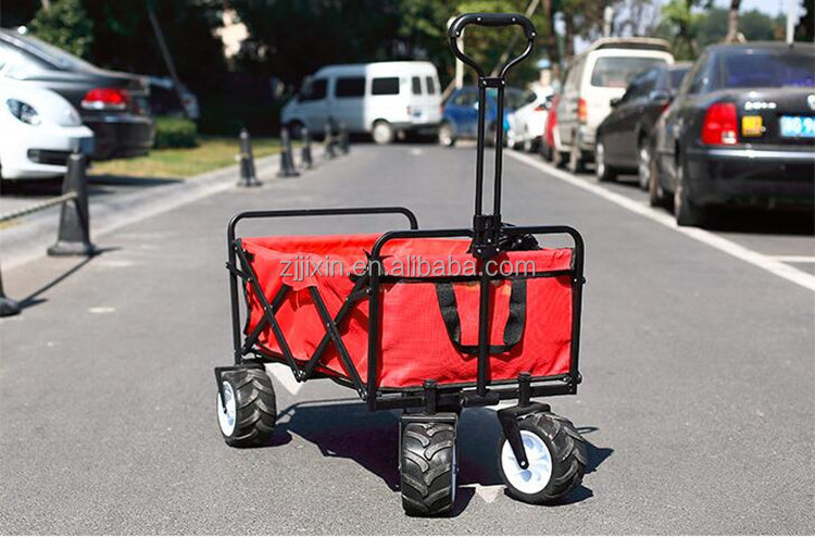 Outdoor Patio Watcher Folding folding Heavy Duty Collapsible Utility Wagon Garden Beach Wagon Cart