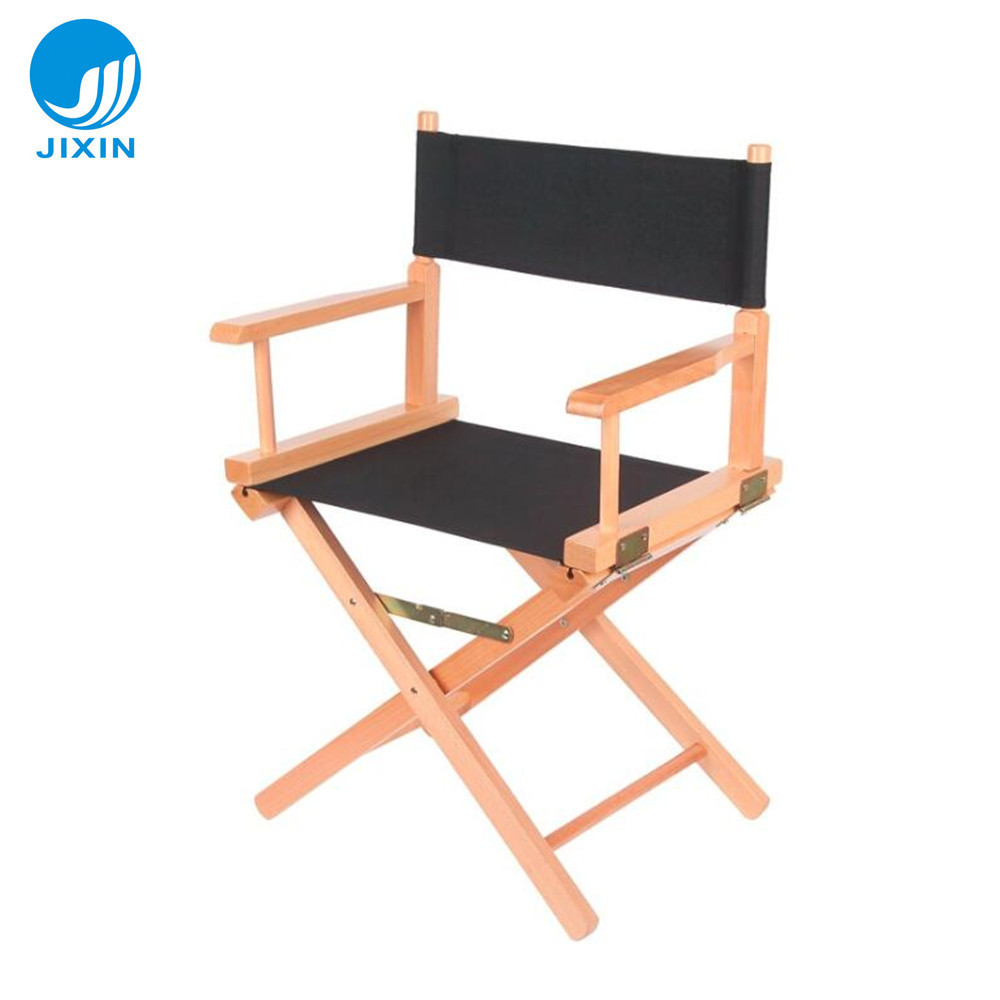 NEW Hotsale Outdoor furniture tall living room mall hotel Wooden beech make up folding fishing director chairs