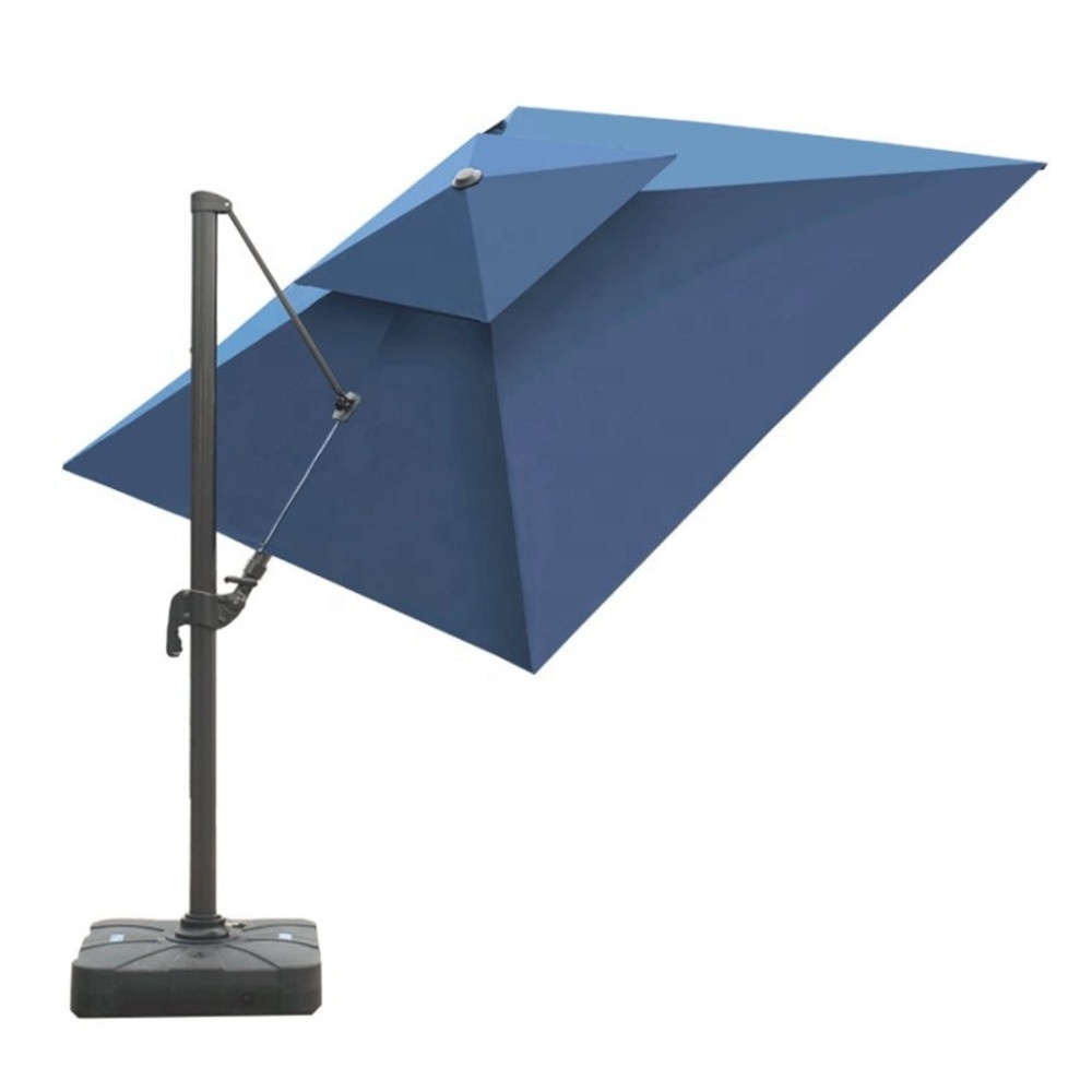 Outdoor furniture garden patio furniture sunshade waterproof UV protect umbrella parasol patio umbrella with heavy base