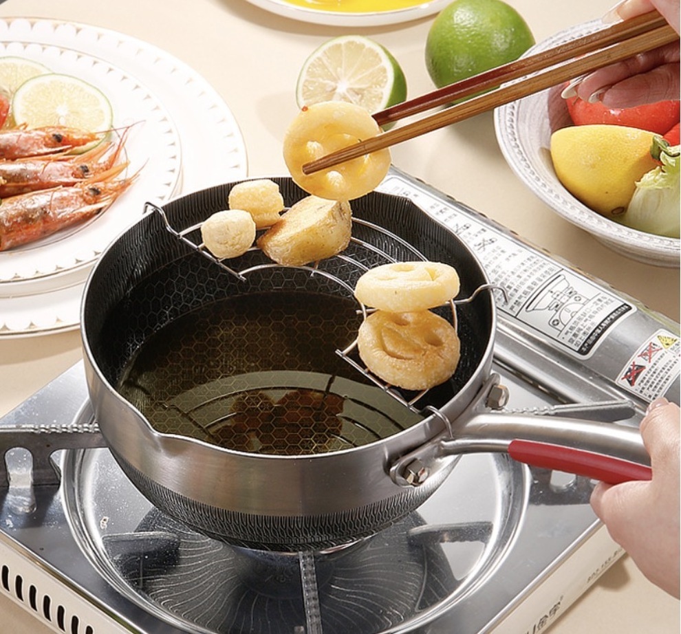 triply stainless steel kitchenware non stick Milk pots with steamer honeycomb hexclad cookware set Sauce pan milk pan