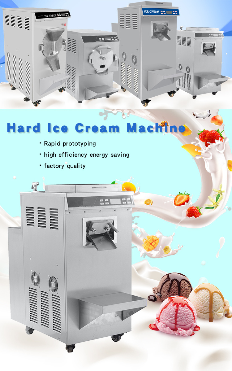 Italian Ball Batch freezer Floor Standing Hard Ice Cream Machine