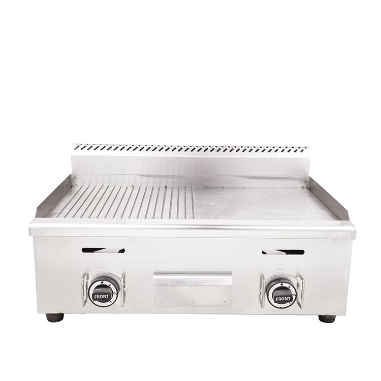 stainless steel flat plate gas grill griddle