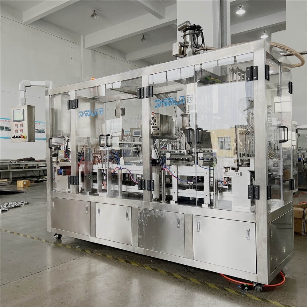 KFP-4 Automatic nespresso capsule coffee powder filling and sealing machine with sachet packing machine