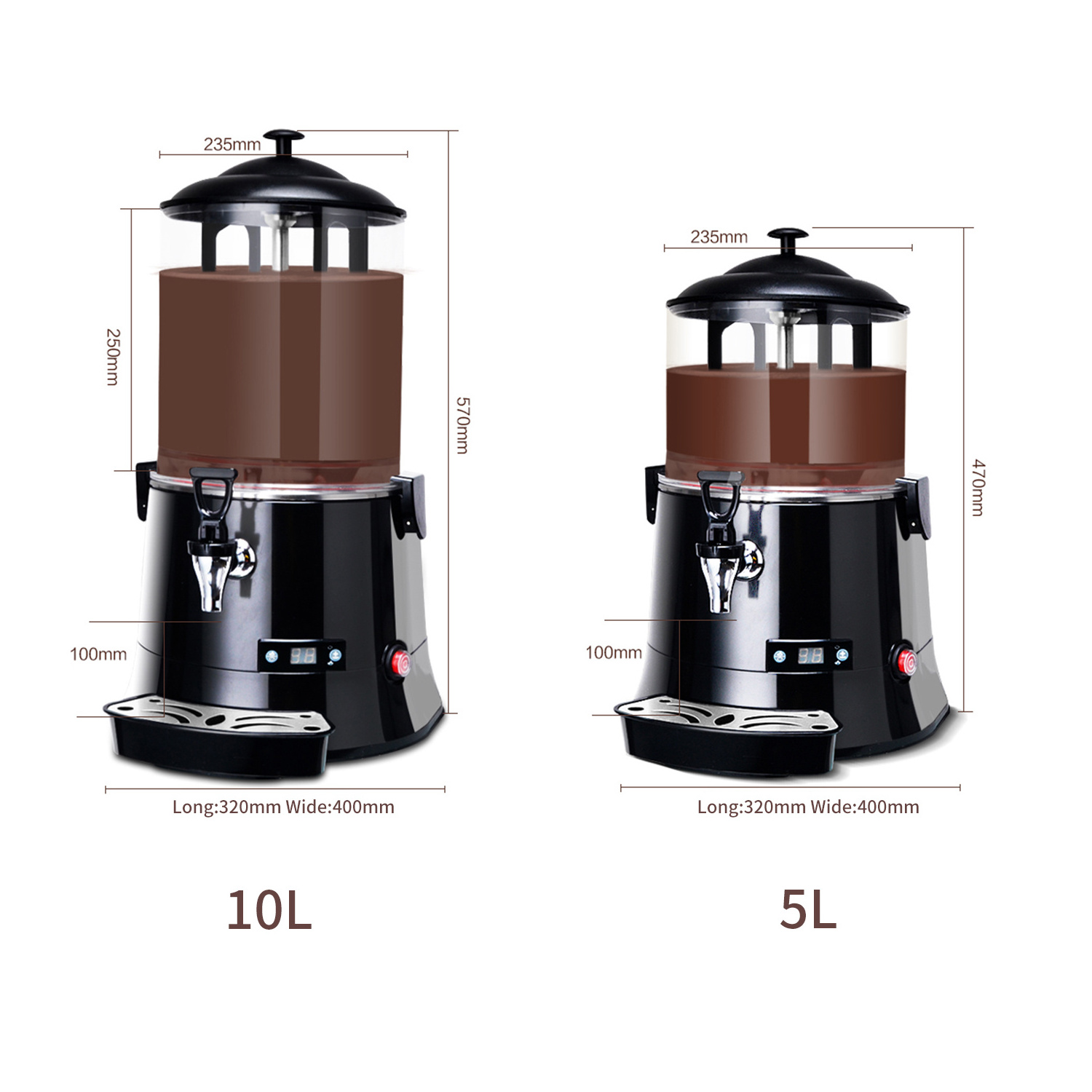 Commercial Drinking Hot Chocolate Maker / Chocolate Making Machine / Hot Chocolate Dispenser