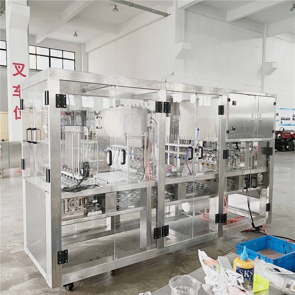 New Design Cup Filling and Sealing Machine Juice Processing Machine Yogurt Packaging Machine for Carton Plastic Pots Plastic Dip