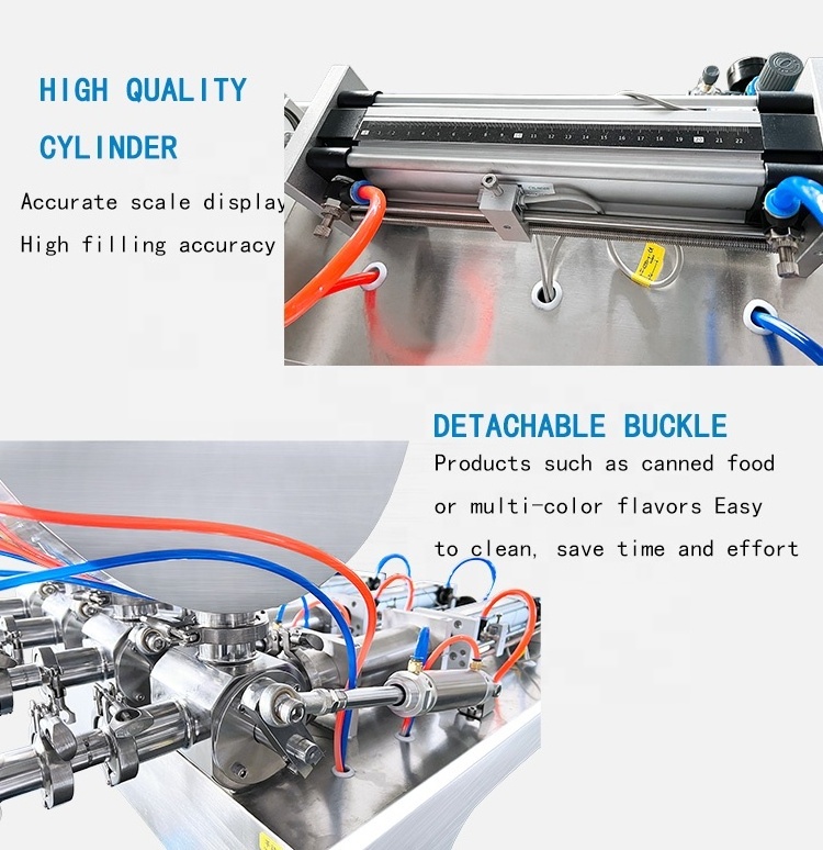 Semi-automatic High Viscosity Material Filling Machine Pneumatic Pressure Filling Machine