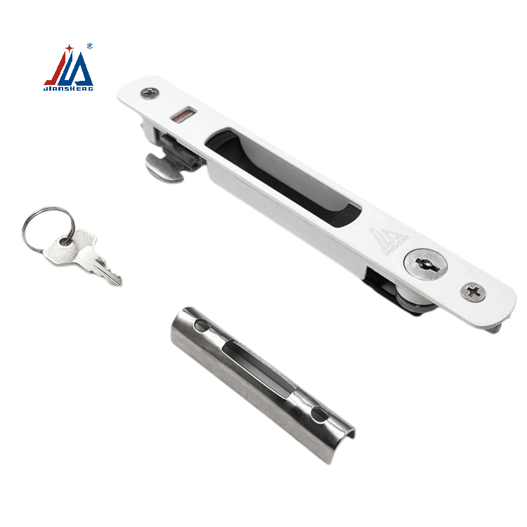 Hot sell aluminum Accessories hardware safety double side single side sliding glass window lock patio door window lock