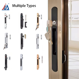 Hot sell aluminum Accessories hardware safety double side single side sliding glass window lock patio door window lock