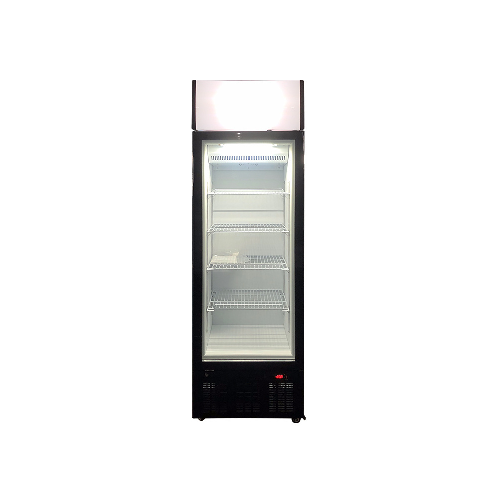 268L Vertical Glass Door Ice Cream Storage Display Freezer LSD-268