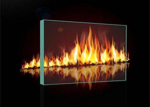 Factory direct price Heat Resist Ceramic fireproof glass for fireplaces