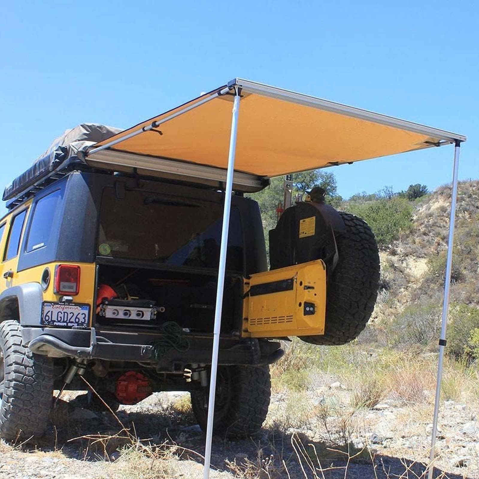 4wd Offroad Car Side Retractable 4x4 Awning Car Side Camper Awning  For Outdoor Camping Car Roof Tent