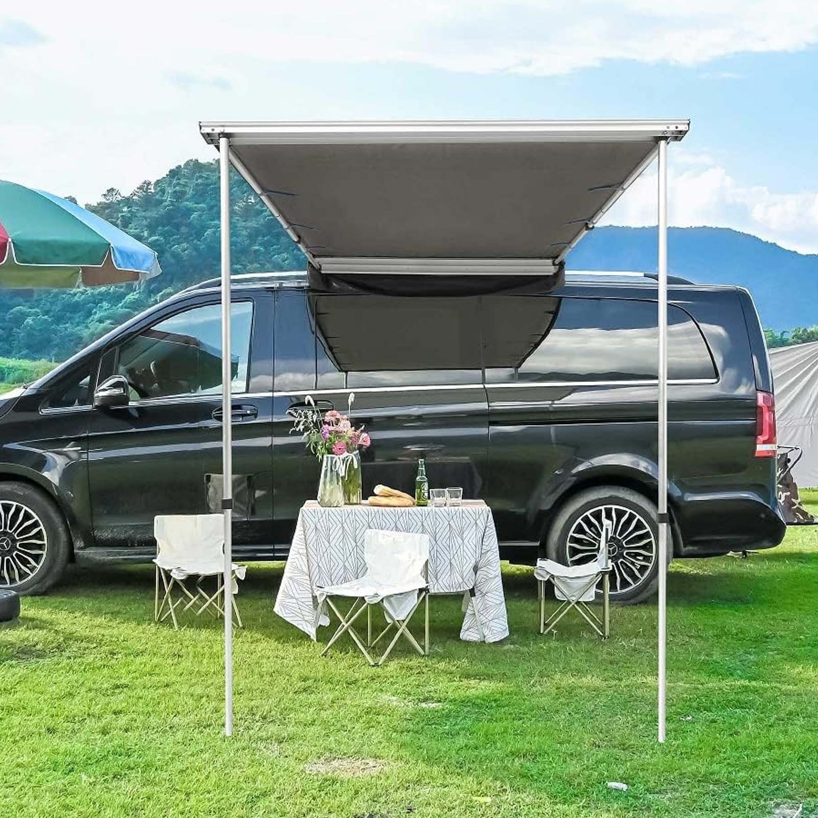 4wd Offroad Car Side Retractable 4x4 Awning Car Side Camper Awning  For Outdoor Camping Car Roof Tent