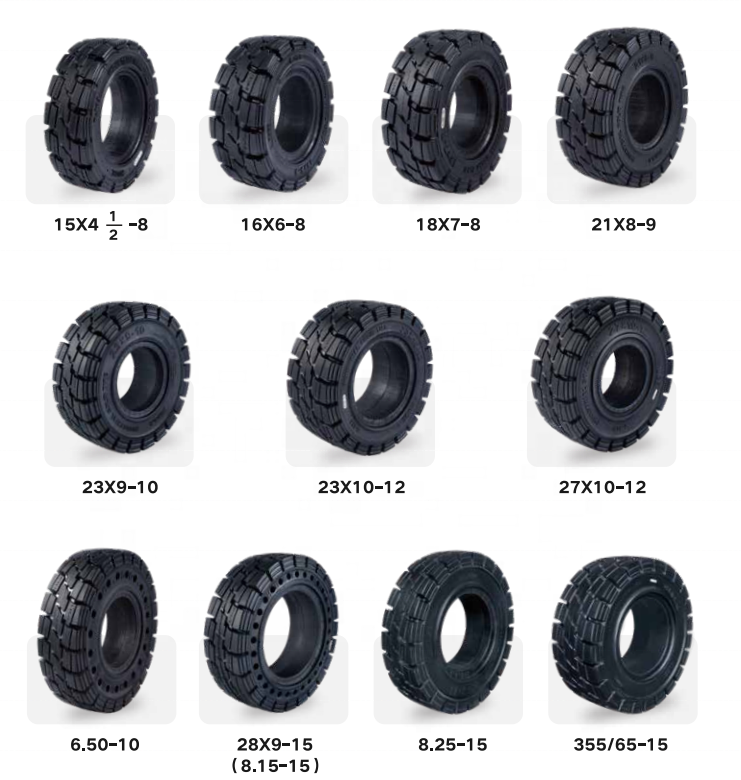 GNAS brand industri tyre solid rubber tyre for forklift tyre 5008