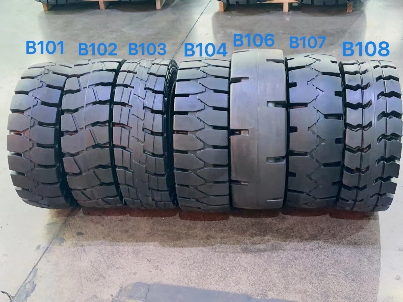 GNAS brand industri tyre solid rubber tyre for forklift tyre 5008