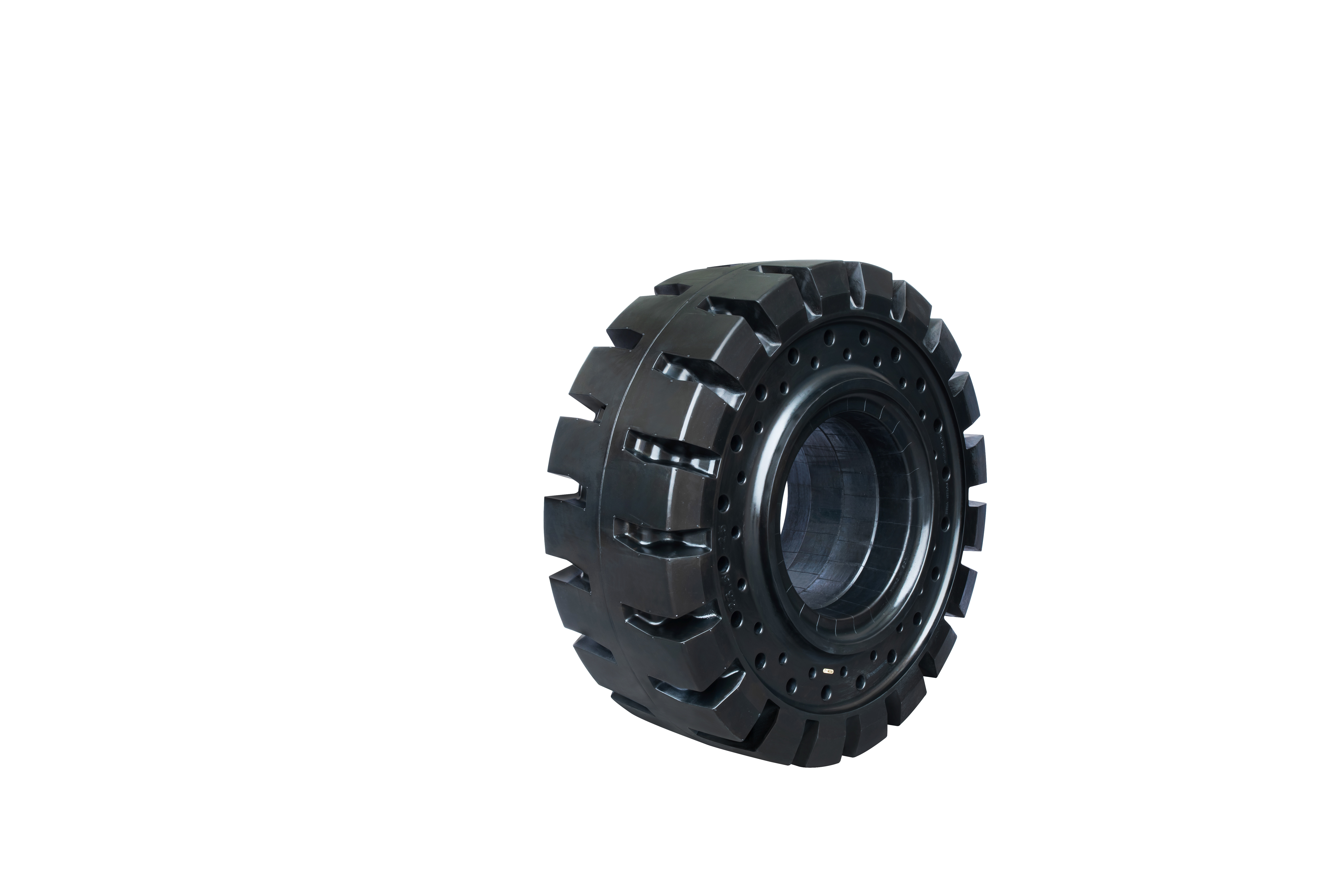 good quality GNAS brand black airless tyre for rocky Bulldozer 23.5-25