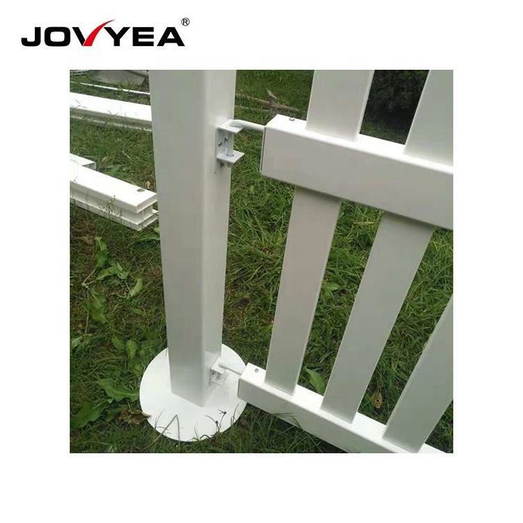 Portable Plastic Grille Fence Plastic Garden Barrier PVC Portable Fence Vertical Vinyl Sheet Fencing for Garden