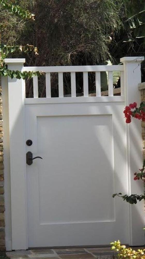 Traditional Cheap Fence Gate Vinyl/Pvc/Plastic Picket Fence Gate For Garden