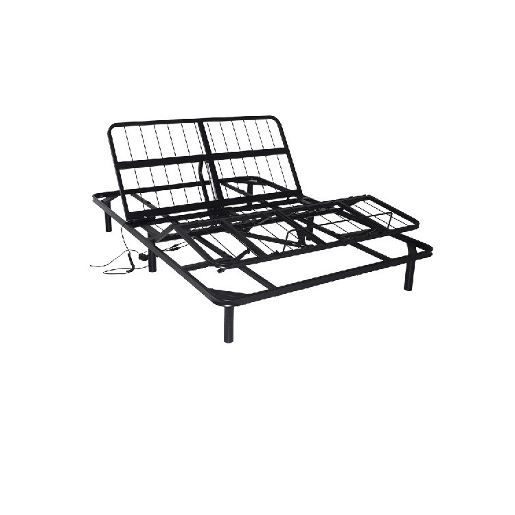 Hotel Super Single Queen Adjustable Metal Bed Frames Electric Wholesale modern metal bed designs