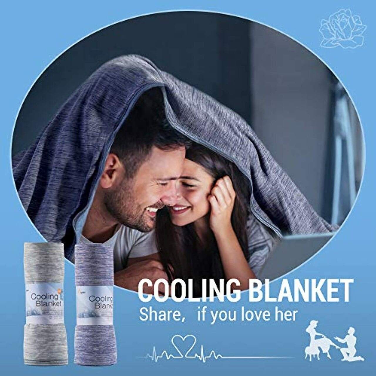 Original Factory Cold Blanket Throw Size Summer Bamboo Q-max 0.5 Arc-chill Cooling Blankets