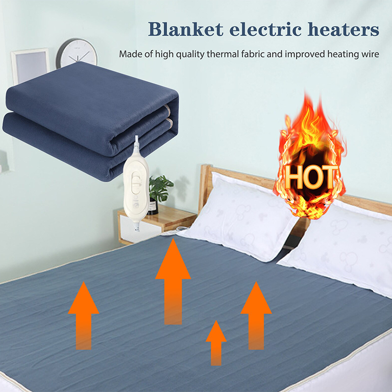 Eco-Friendly automatic protection type thickening rechargeable flannel heated electric blanket