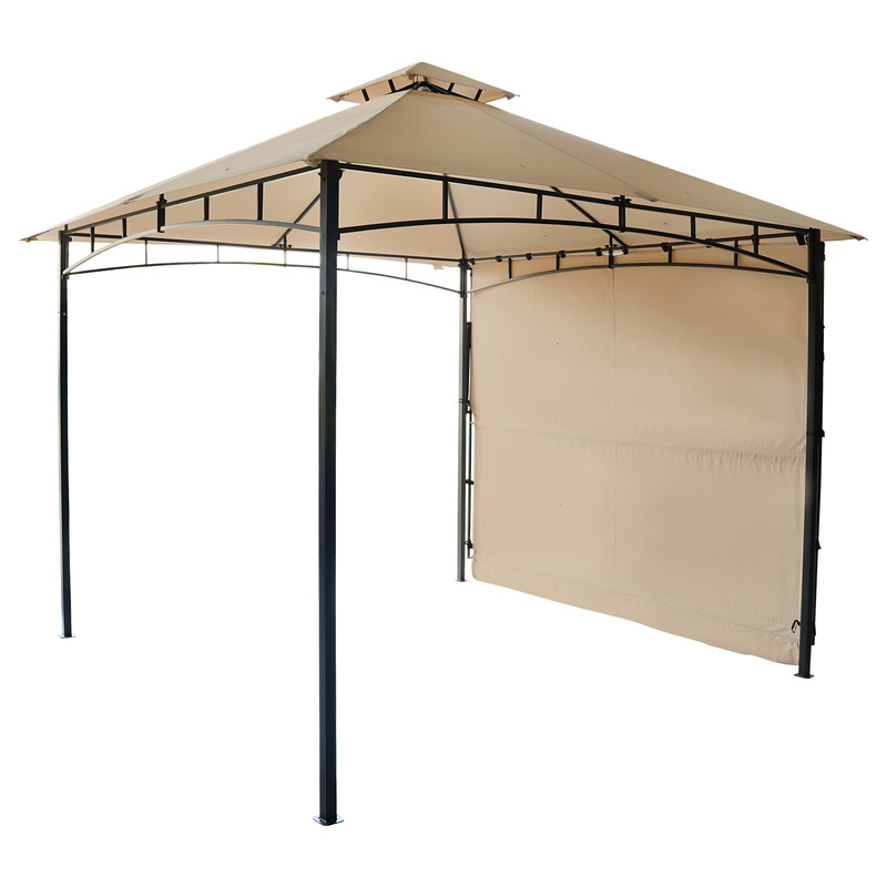 Factory Directly Garden Canopy Soft Top Waterproof 3x3 Meter Patio Gazebo With Curtain for Patio