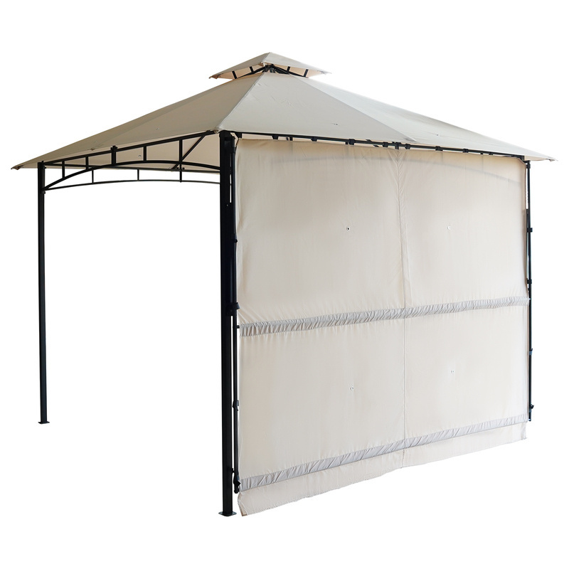 Factory Directly Garden Canopy Soft Top Waterproof 3x3 Meter Patio Gazebo With Curtain for Patio