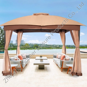 Stock in USA warehouse NO MOQ discounted  10x10ft Easy assemble  gazebo for outdoor