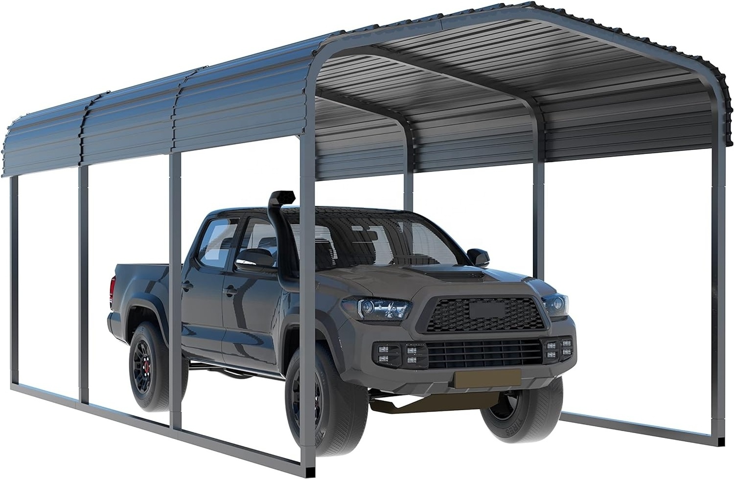 10 x 20 ft Galvanized Steel Frame Heavy duty Easy assemble Metal hardtop carport