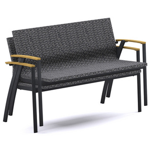 Best Choice Products Weather Resistant Rattan Outdoor Bench For Garden