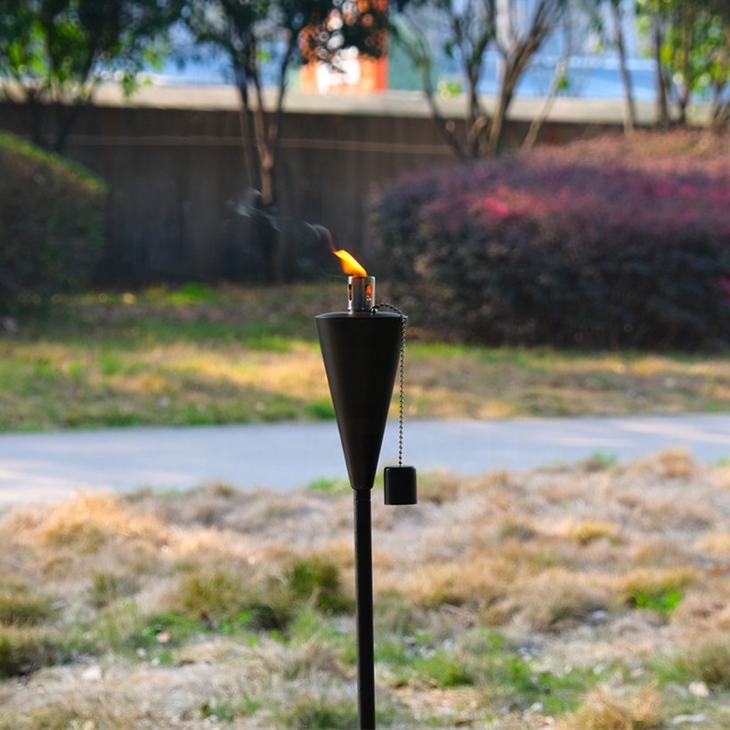 Tiki Stainless steel In stock Ready to Ship Citronella Garden oil torch for lawn