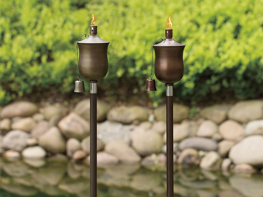 TIKI Classic Steel lawn torch for outdoor