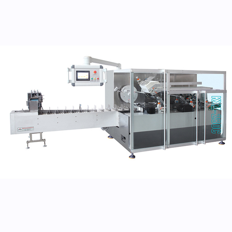 Cheap Box Packaging Machine High Standard KXZ-280C High Speed Tissue Paper Cartoning Machine Electric Hot Product 2019 Ningbo