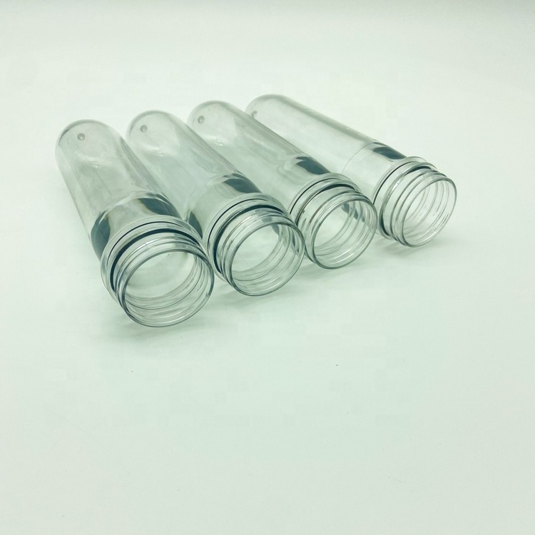 Factory price high quality custom 45mm water pet preform tube for plastic drinking mineral water bottles