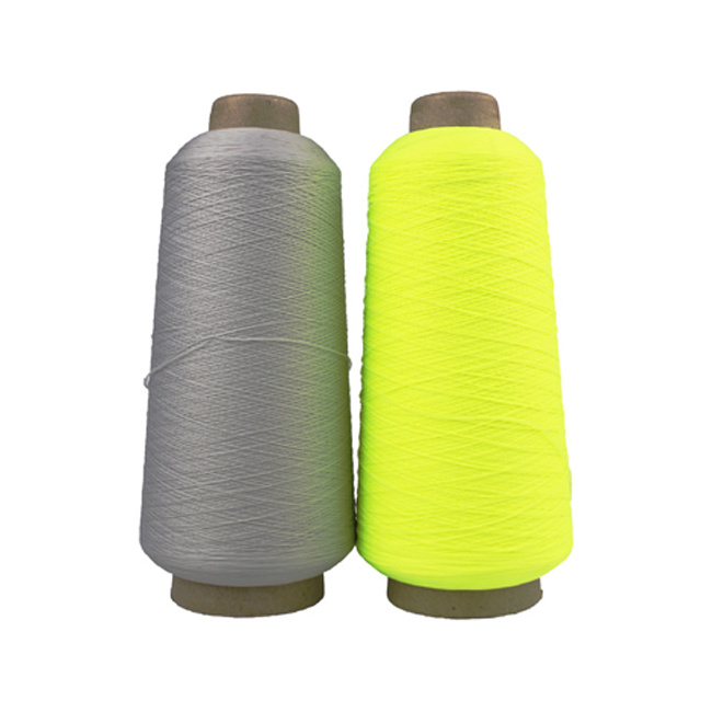 100% polyester yarn 75D/36F*2 functional waterproof yarn for fly knit shoes