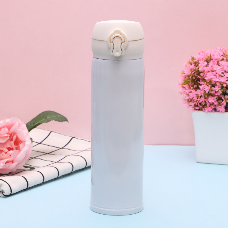 Classical Solid Color stainless Steel 500ml Thermos Vacuum Flask