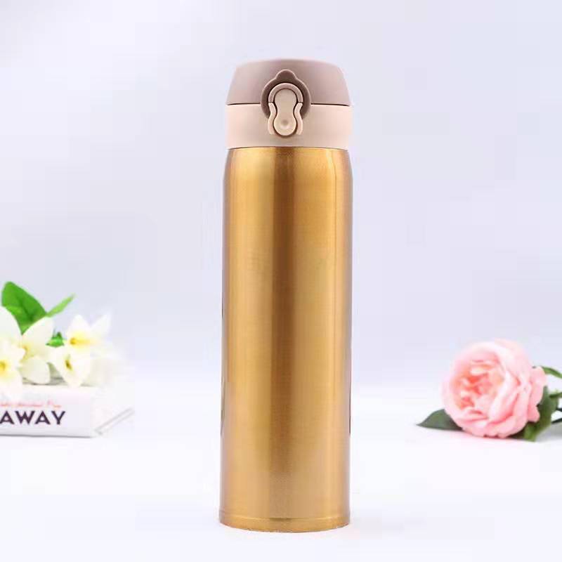 Classical Solid Color stainless Steel 500ml Thermos Vacuum Flask