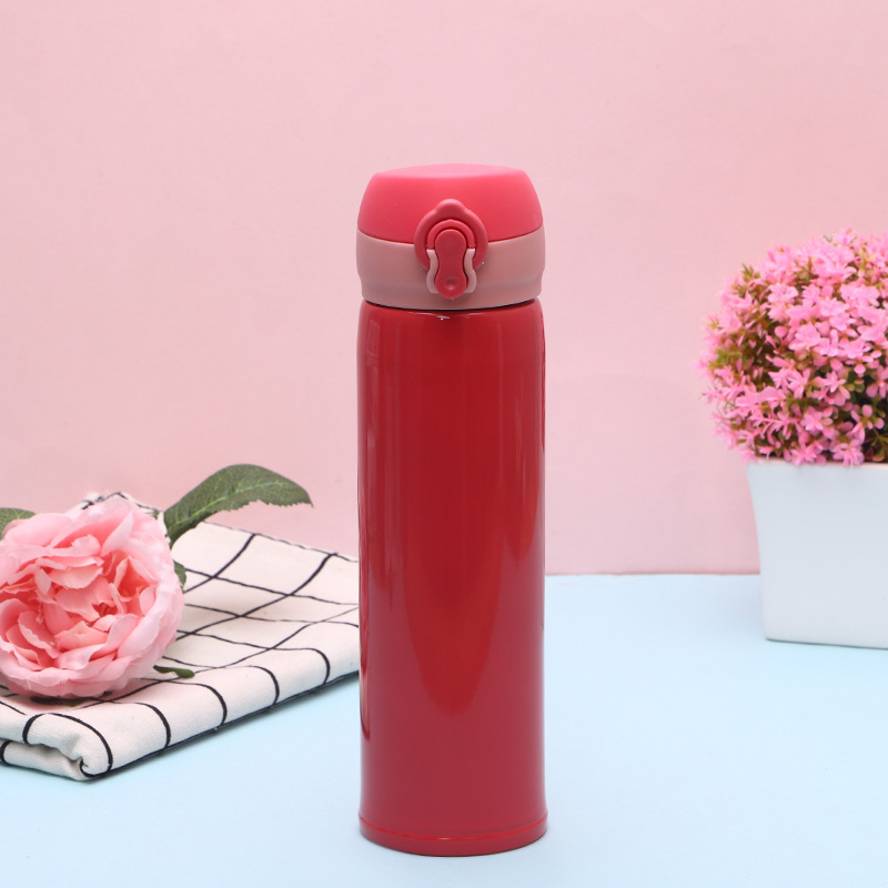 Classical Solid Color stainless Steel 500ml Thermos Vacuum Flask