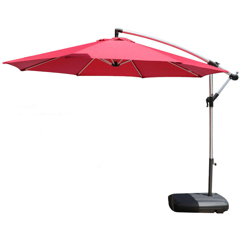 UV proof &windproof patio umbrella parts double top canopy beach/market/shop parasol