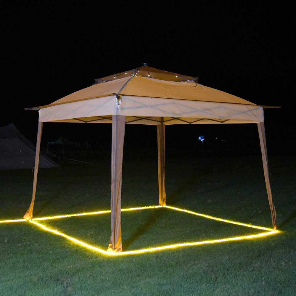 Custom portable 10x10ft folding party tent marquee gazebo awning canopy with net