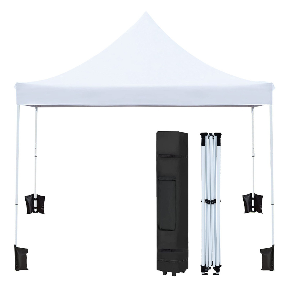 Trade Show Heavy Duty Folding Party Tents 2.4x2.4m 3x3m Market Promotional Gazebo Pop Up Canopy Tent