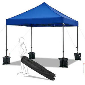 Outdoor Trade Show Commercial Canopy, Patio Instant Sun Shelter, 8' x 8'  Collapsible Commercial Canopy Tent