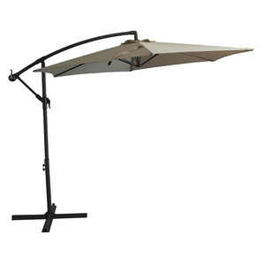 Outdoor Patio Umbrella, 10ft Garden Sunshade Offset Hanging Umbrella, Windproof Patio Umbrella