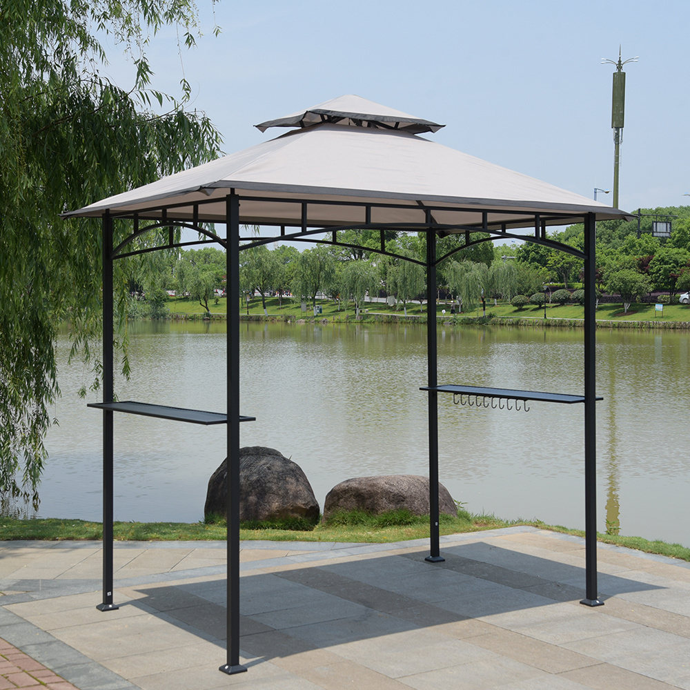 Outdoor canopy 8ft Picnic Camping Hiking Party BBQ Shelter Gazebo 3x2 for Patio