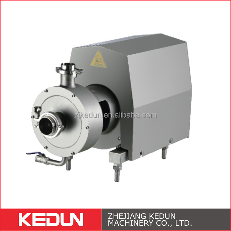 KEDUN Portable Large Industrial Food Emulsifier SS304 SS316L Pump Machine Mixer homogenizing emulsification pump with hopper