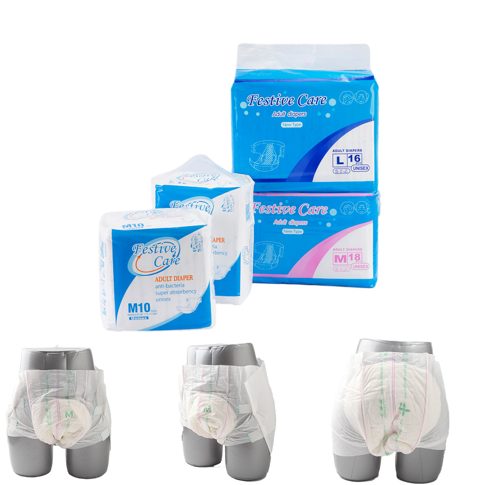 Factory Wholesale Direct Sales Low price  biodegradable senior adult diaper ecological adult girls nappies teen diapers